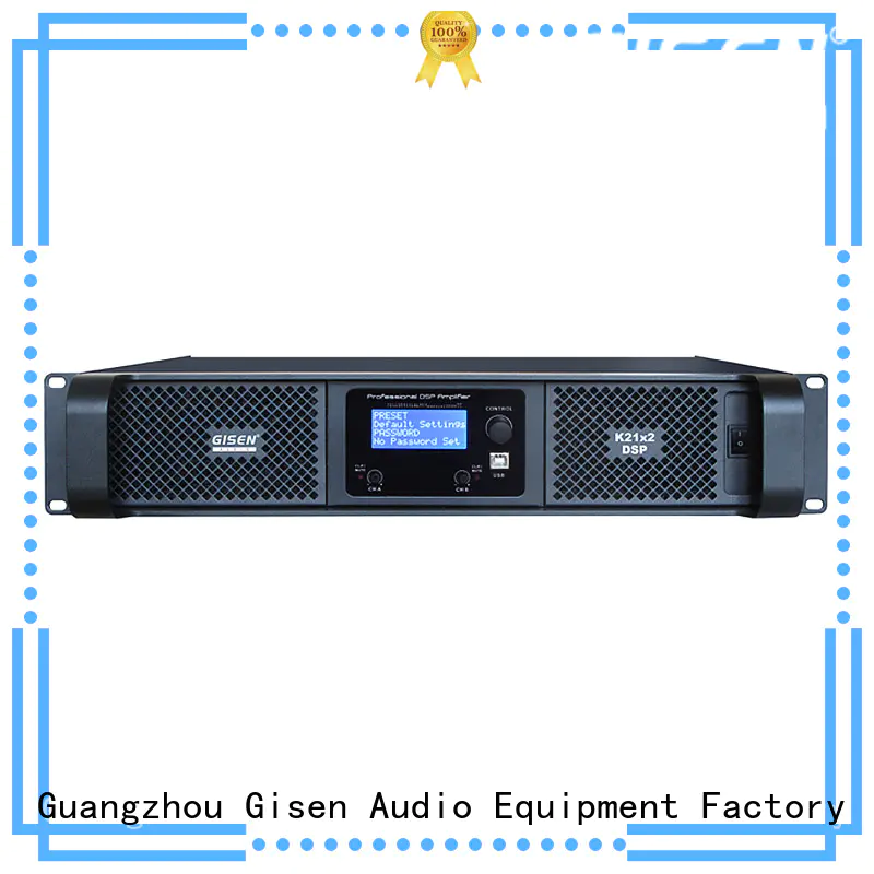 Gisen amplifier dj power amplifier manufacturer for performance