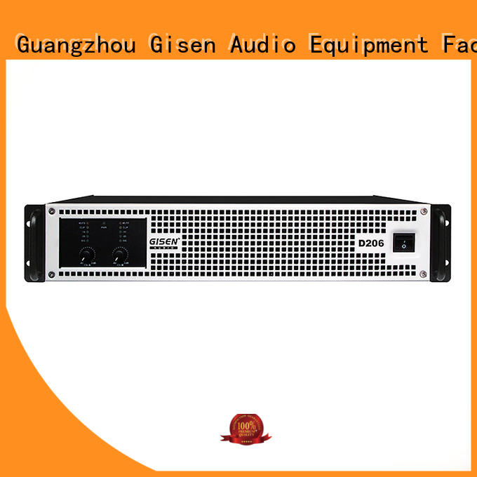 Gisen guangzhou hifi class d amplifier wholesale for stadium