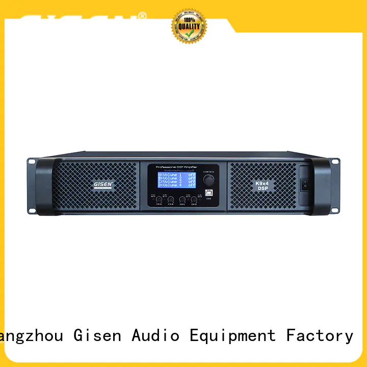 Gisen channel multi channel amplifier supplier for stage