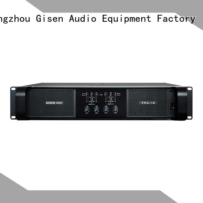 Gisen class compact stereo amplifier one-stop service supplier for vocal concert