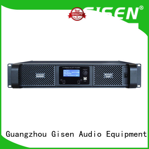 Gisen high quality dsp power amplifier supplier for performance