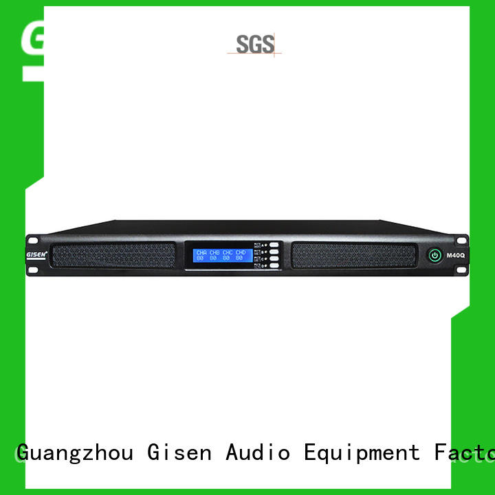 Gisen class digital stereo amplifier manufacturer for venue