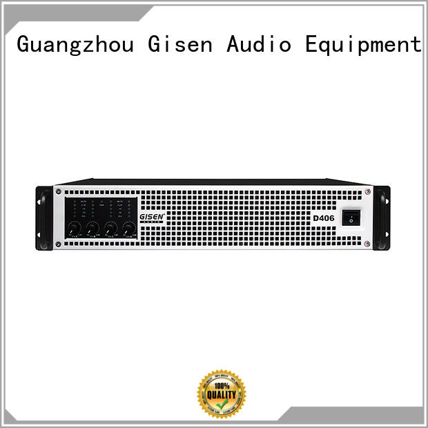 Gisen 2100wx4 class d mono amplifier wholesale for ktv