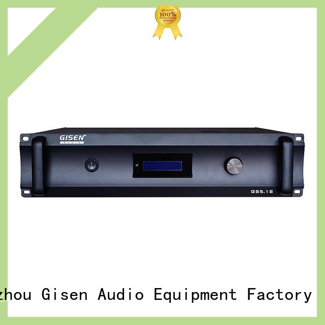 Gisen low distortion stereo audio amplifier great deal for private club