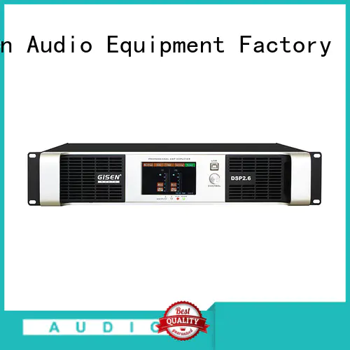Gisen 8ohm desktop audio amplifier factory for venue
