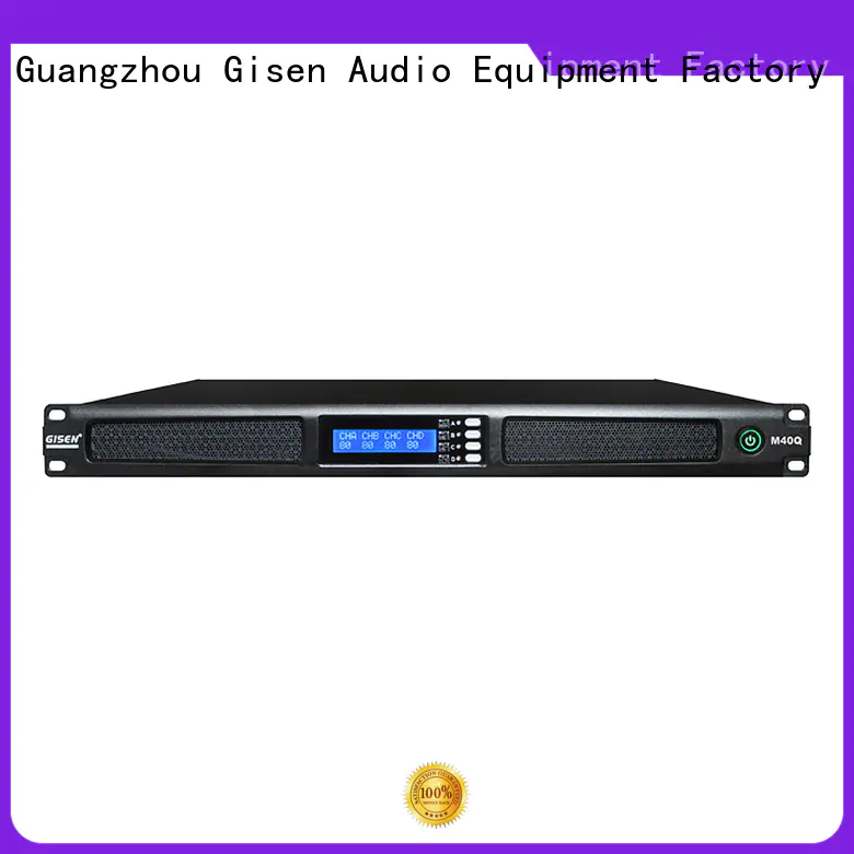 Gisen new model audio power amplifier manufacturer for entertainment club