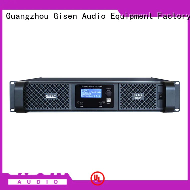 Gisen multiple functions multi channel amplifier manufacturer for various occations