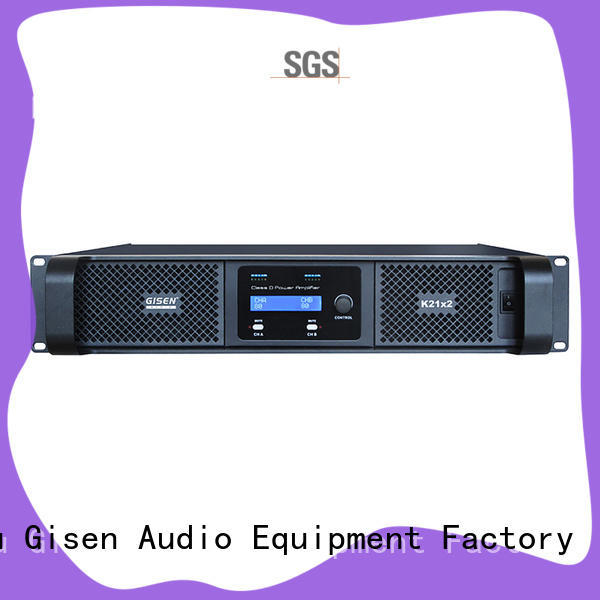 Gisen 2100wx4 class d amplifier manufacturer for performance