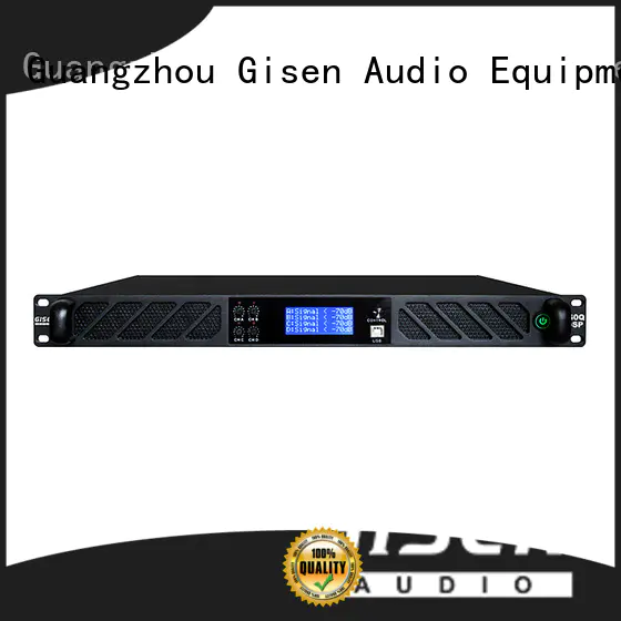 Gisen high quality dsp power amplifier factory for stage