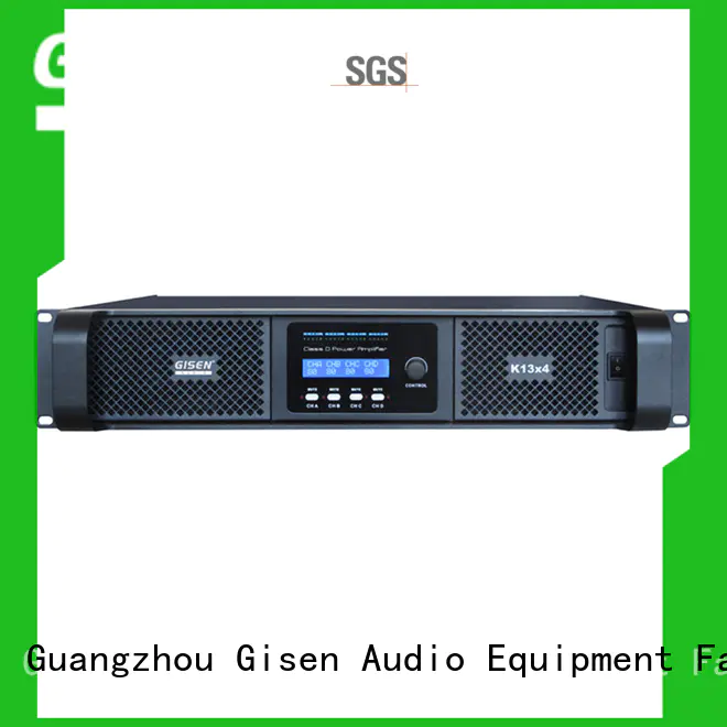 Gisen high efficiency hifi class d amplifier supplier for stadium