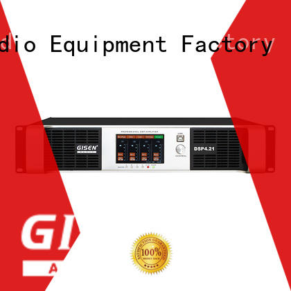 Gisen high quality best power amplifier in the world factory for venue
