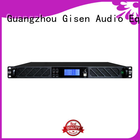 Gisen multiple functions multi channel amplifier supplier