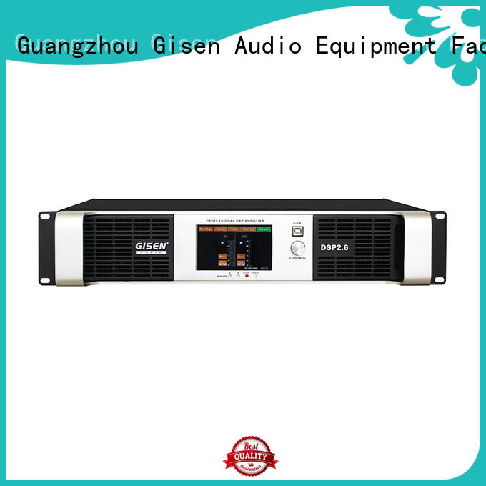 Gisen high quality audio amplifier pro wholesale for stage
