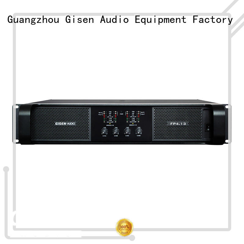 Gisen 4x1300w music amplifier get quotes for night club