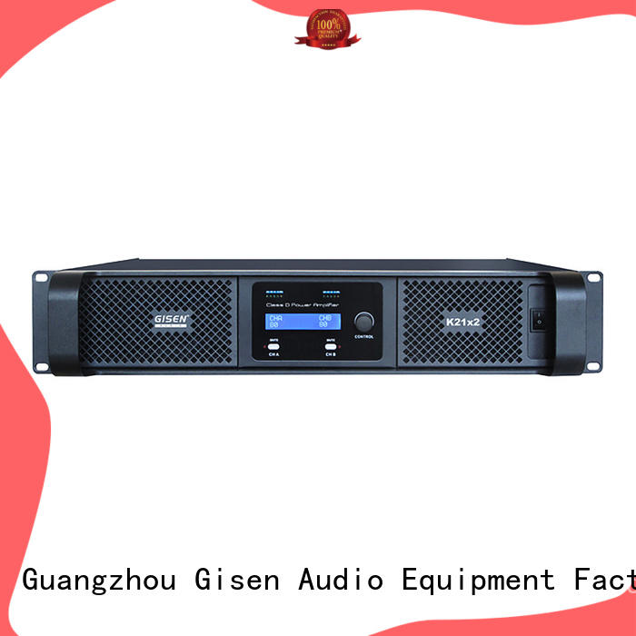 Gisen guangzhou sound digital amplifier manufacturer for entertaining club