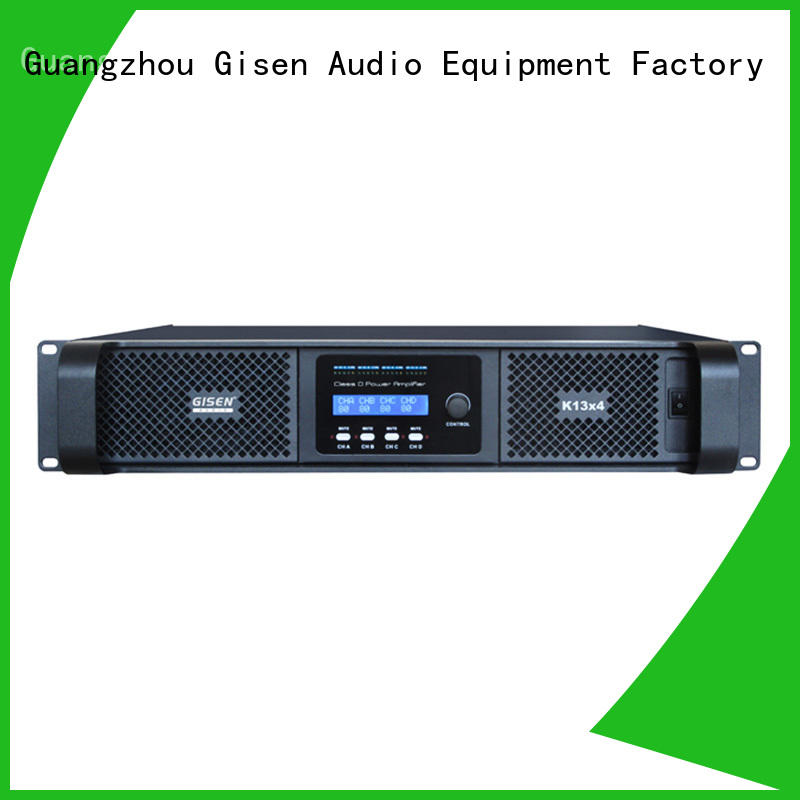 Gisen guangzhou class d digital amplifier manufacturer for ktv