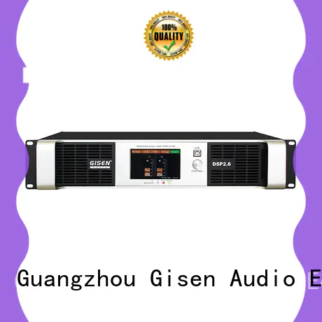 Gisen professional dsp amplifier factory for stage