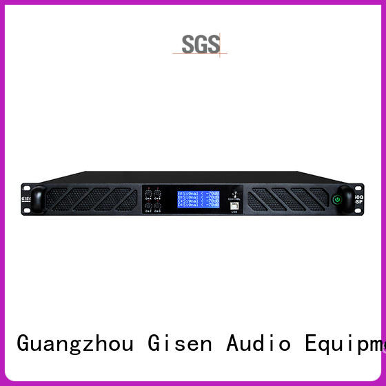 Gisen multiple functions amplifier power supplier for stage
