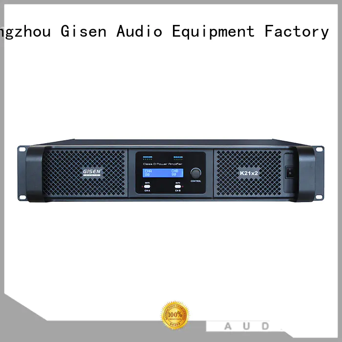 Gisen guangzhou class d amplifier supplier for stadium