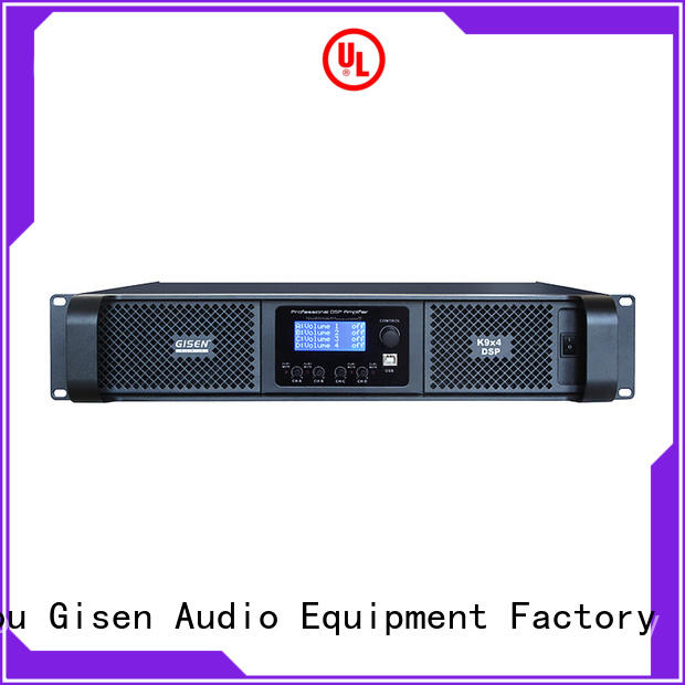Gisen channel dsp amplifier wholesale for venue