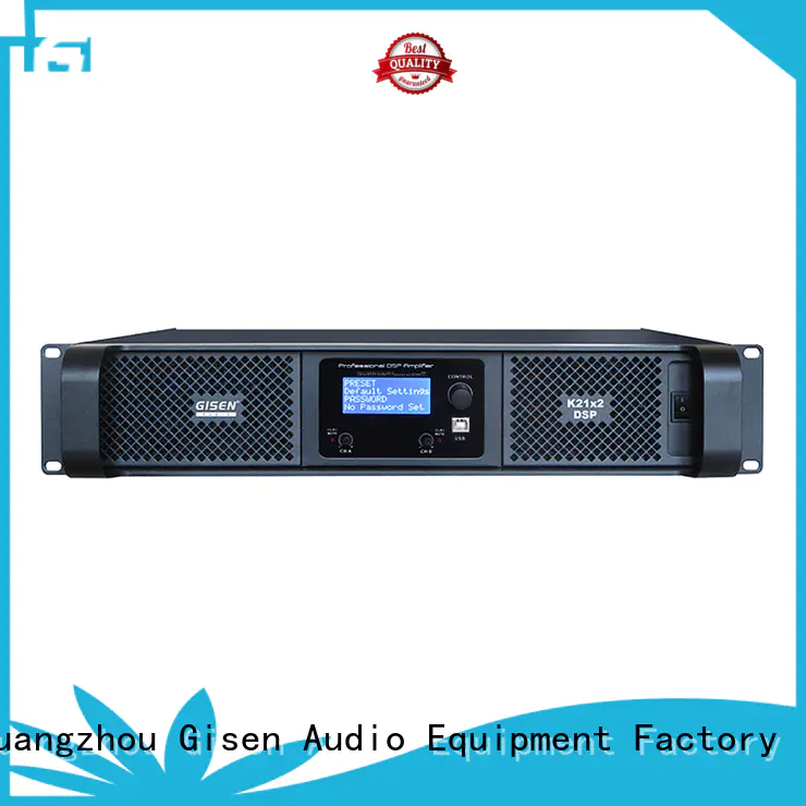 dsp power amplifier 2 channel Gisen