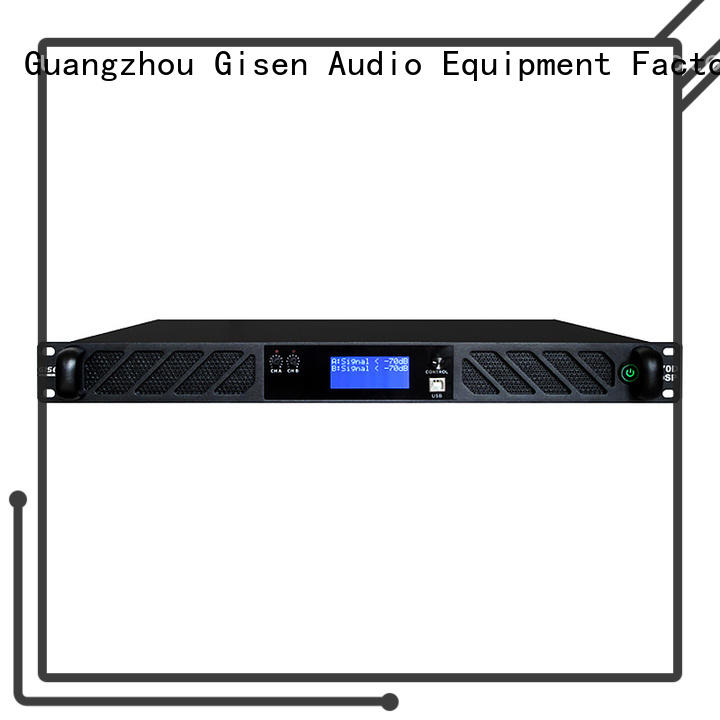 Gisen touch screen amplifier power supplier for stage