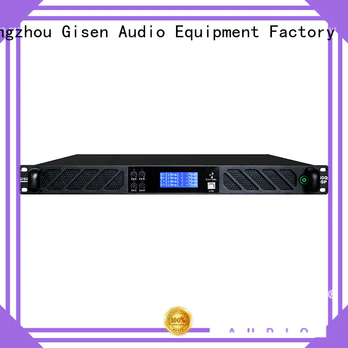 Gisen high quality best power amplifier in the world factory for stage