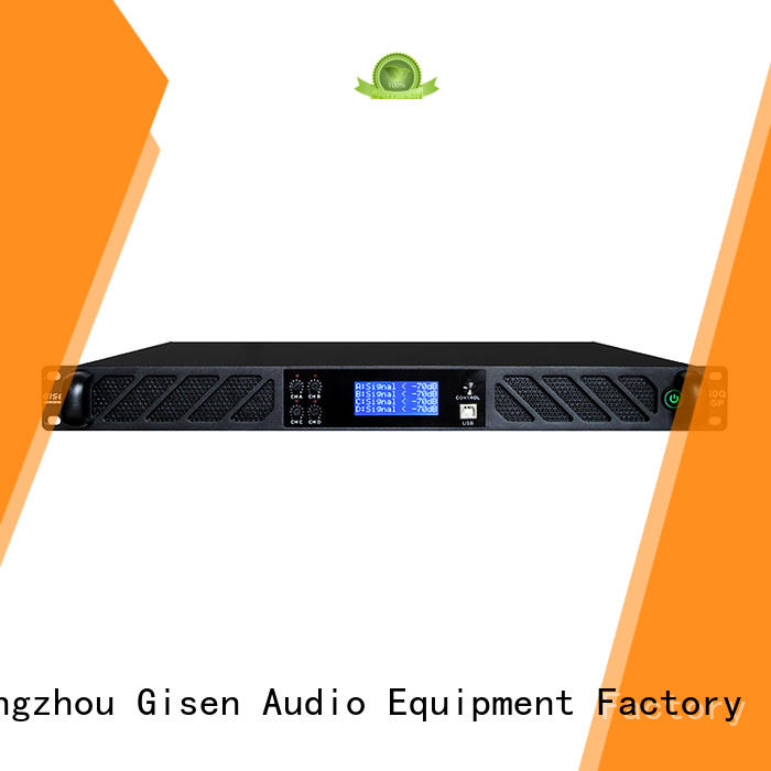 Gisen professional dsp power amplifier factory for various occations