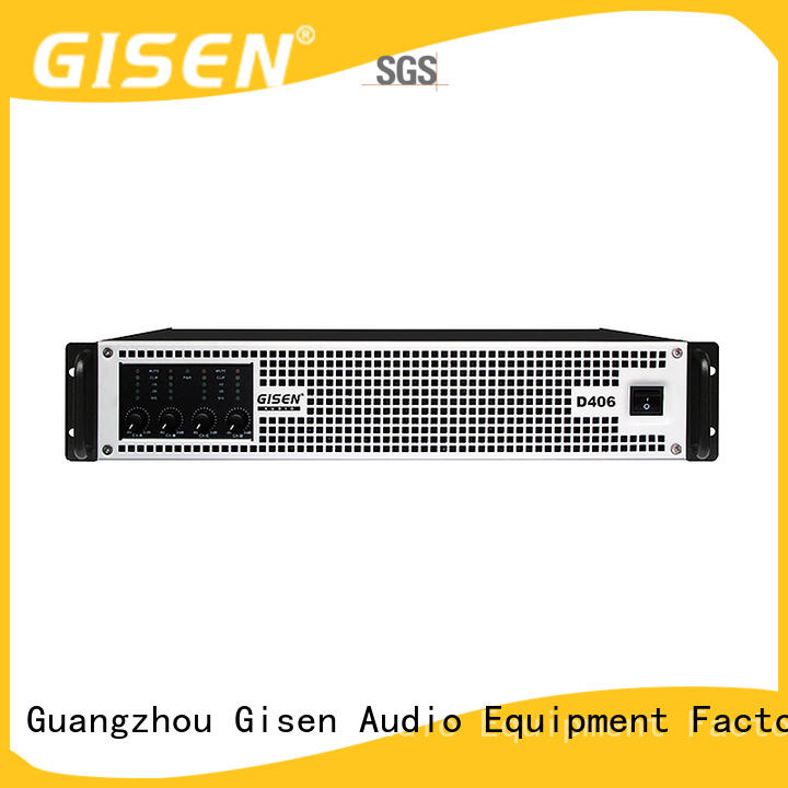 Gisen full range dj amplifier supplier for ktv