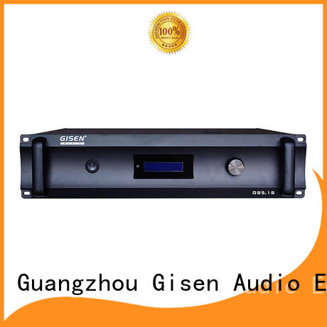 Gisen low distortion home theatre power amplifier manufacturer for home theater