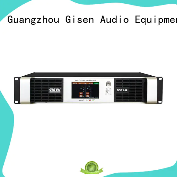 Gisen professional dsp power amplifier wholesale for stage