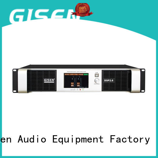 Gisen 8ohm audio amplifier pro factory for stage