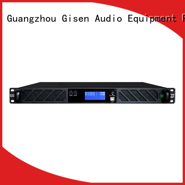 Gisen multiple functions dsp power amplifier wholesale for stage