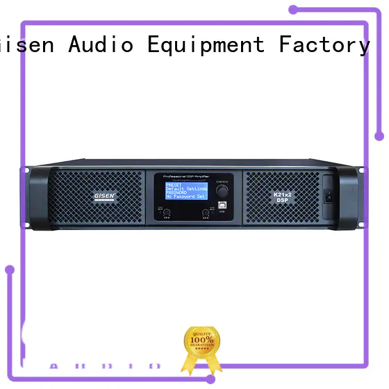 Gisen professional multi channel amplifier manufacturer for performance
