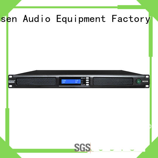 Gisen new model 4 channel professional power amplifier manufacturer for performance