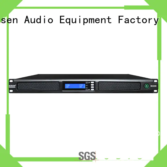 Gisen new model 4 channel professional power amplifier manufacturer for performance