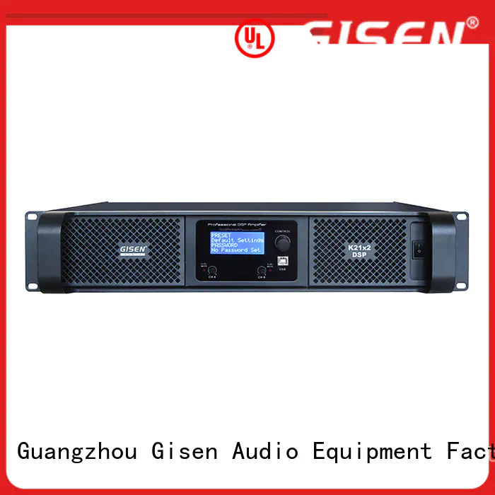 high quality dsp power amplifier 2100wx2 manufacturer for stage
