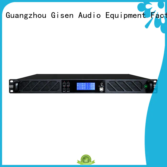 Gisen professional dj power amplifier wholesale for stage