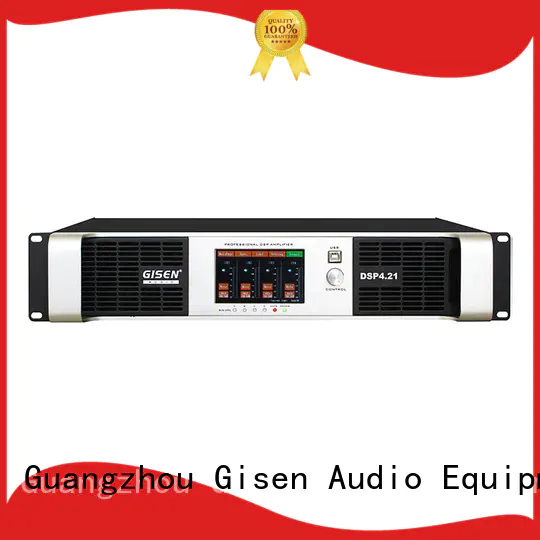 Gisen multiple functions dsp power amplifier factory for performance