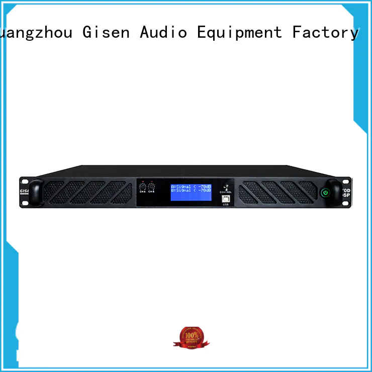 Gisen multiple functions multi channel amplifier wholesale for stage