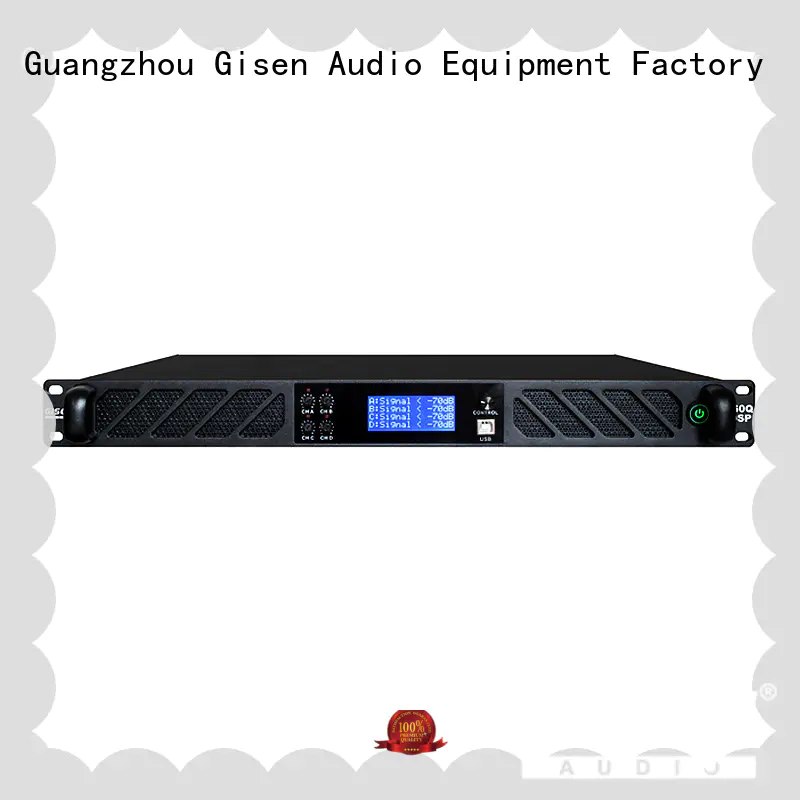 Gisen professional best power amplifier in the world factory for venue