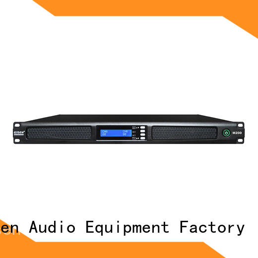 Gisen new model 2 channel power amplifier manufacturer for entertainment club