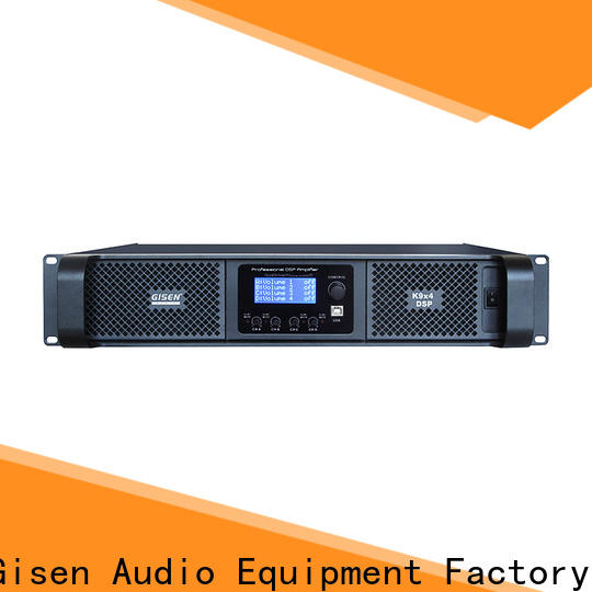 Gisen high quality dsp amplifier manufacturer for venue