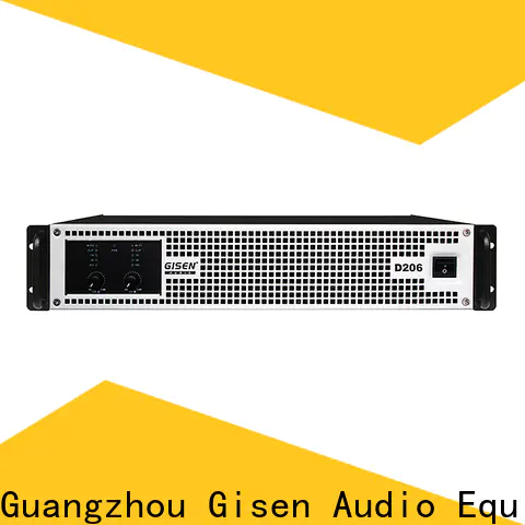 Gisen guangzhou class d digital amplifier manufacturer for stadium