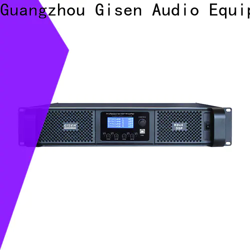 Gisen 2100wx4 audio amplifier pro supplier for venue