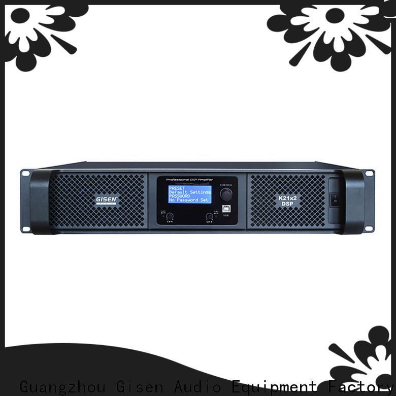 Gisen professional audio amplifier pro manufacturer for stage