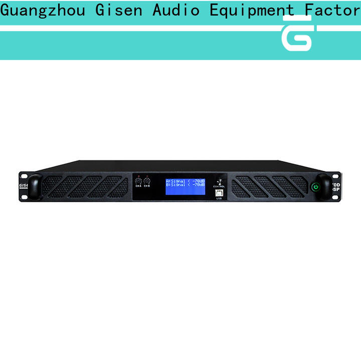 Gisen 2 channel multi channel amplifier manufacturer for various occations