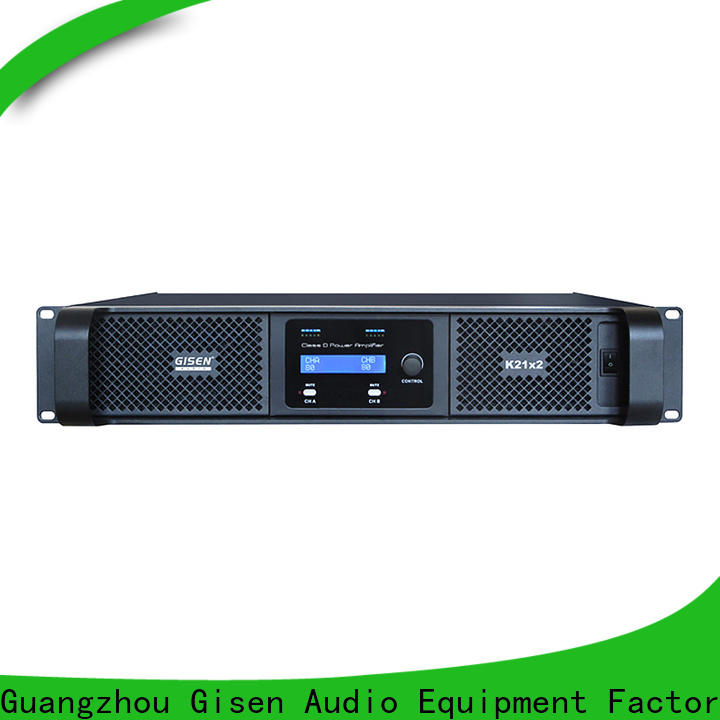 Gisen professional class d amplifier manufacturer for performance