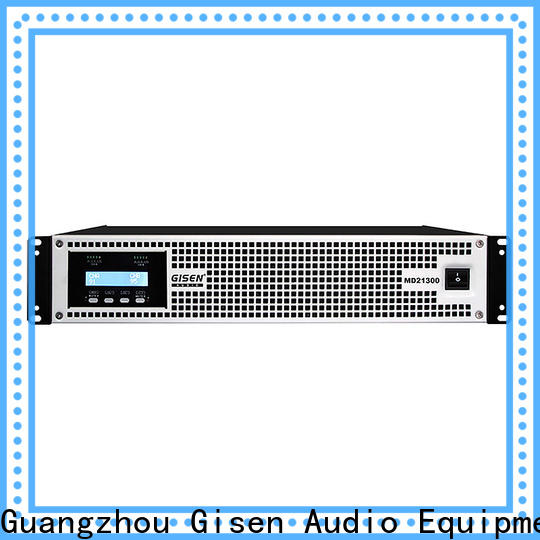 Gisen power audio system amplifier overseas market for meeting