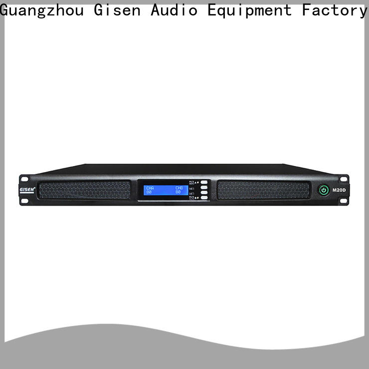 Gisen new model audio power amplifier manufacturer for performance